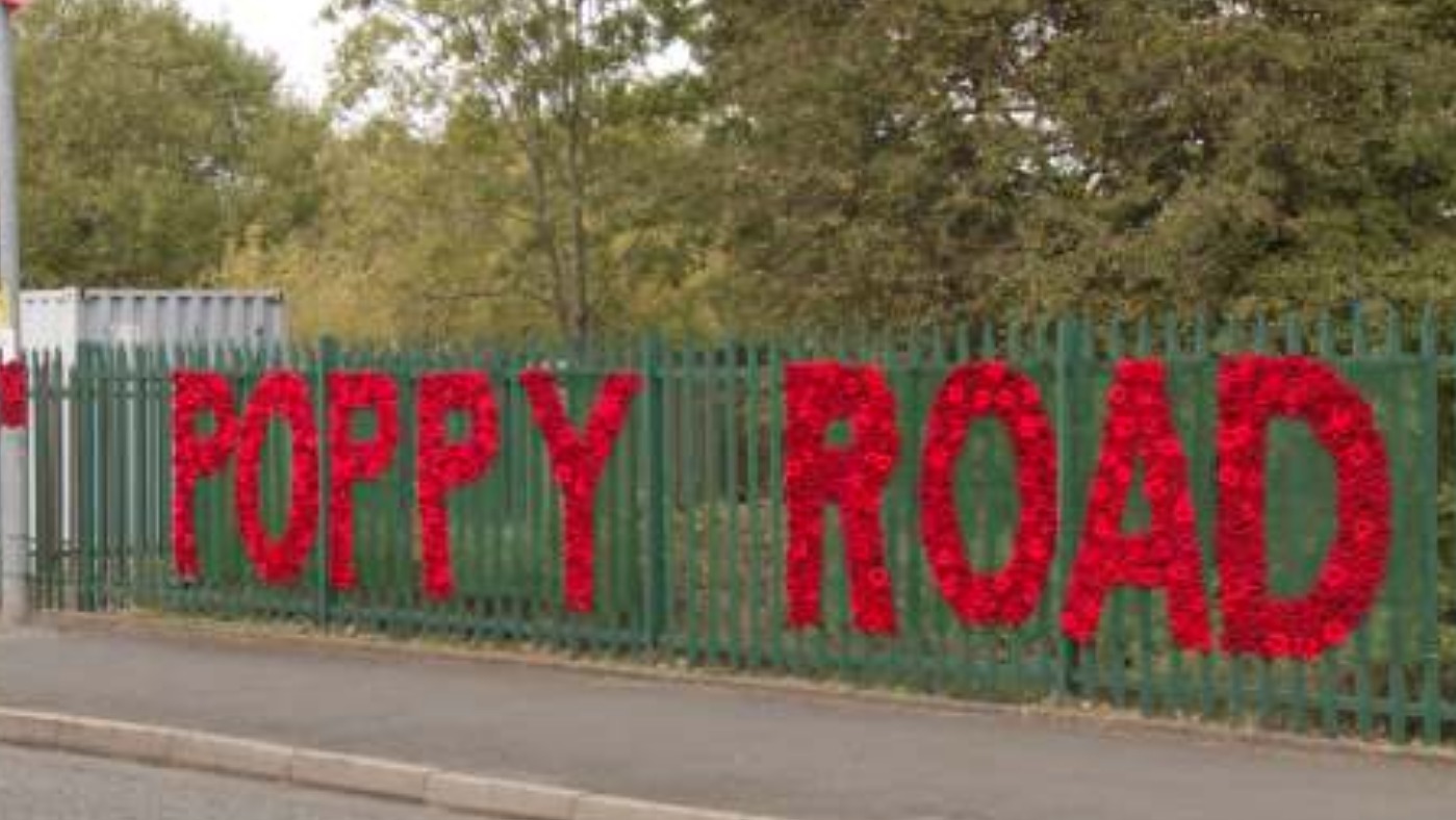 Neighbours decorate 'Poppy Road' in tribute to the fallen | ITV News ...