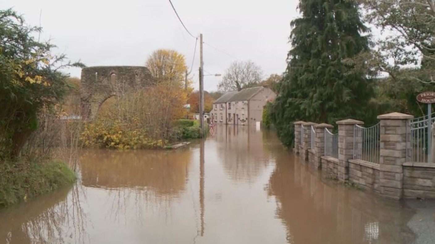 Heavy Rain And Gales Bring Flooding And Travel Disruption | ITV News Wales