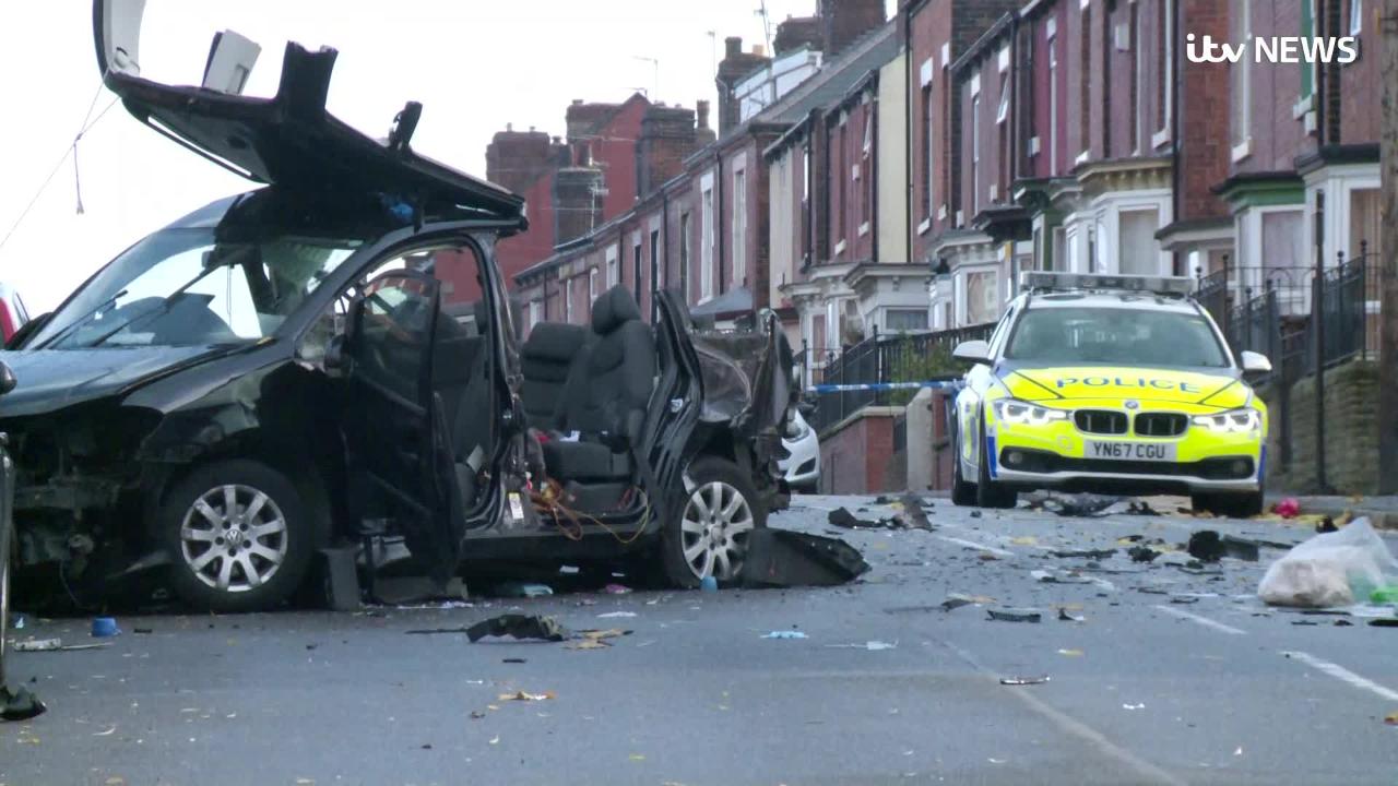 One-year-old among four killed in Sheffield crash after police chase ...