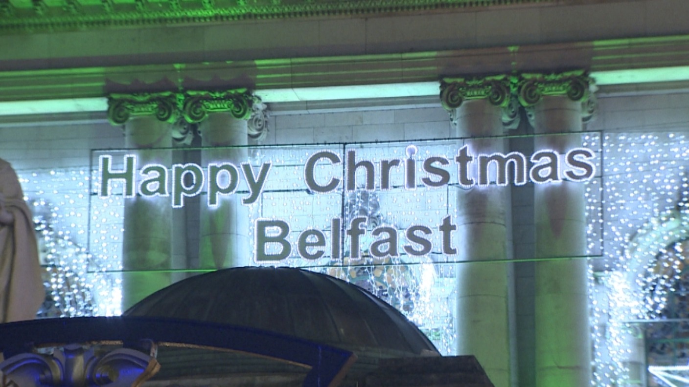 Belfast lights up for Christmas at big switchon UTV ITV News