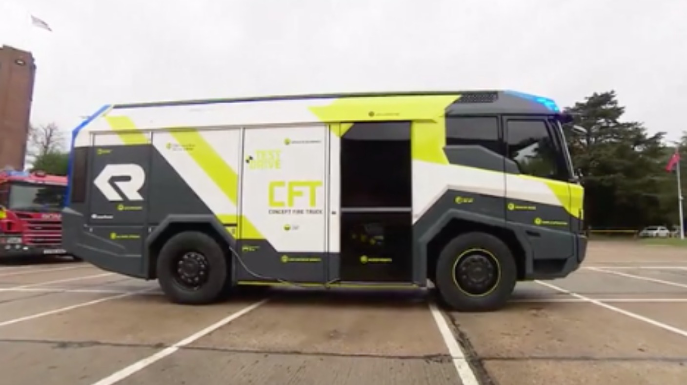 Fire engine of the future goes on display | ITV News Meridian