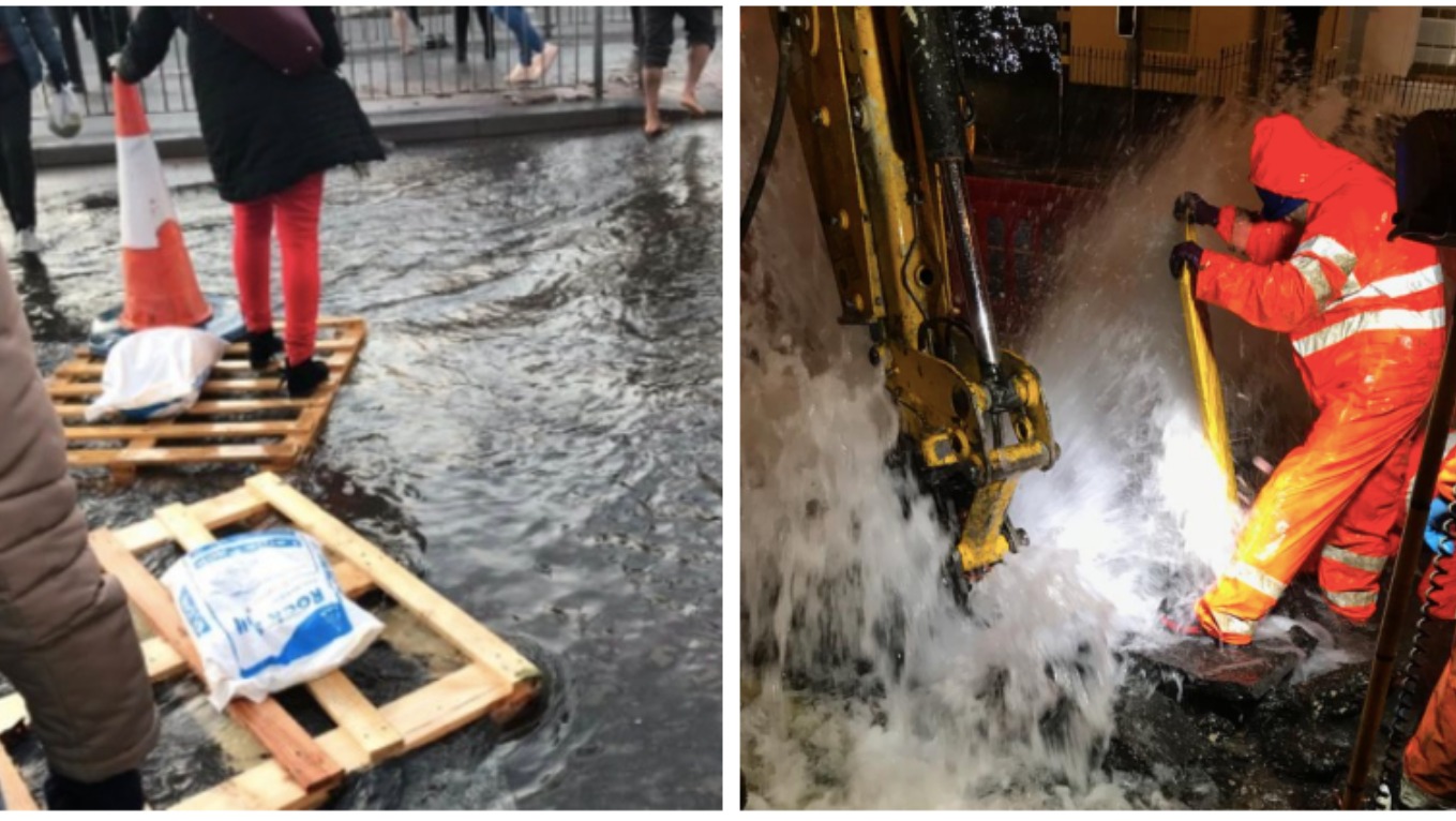 Severn Trent Apologise As Burst Water Main Causes Birmingham Commuter 
