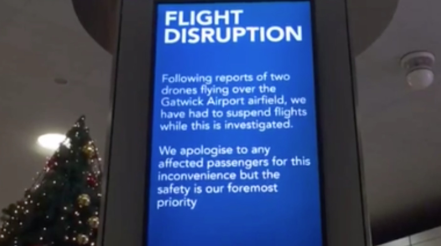 Gatwick runway closed after drone sightings ITV News Meridian