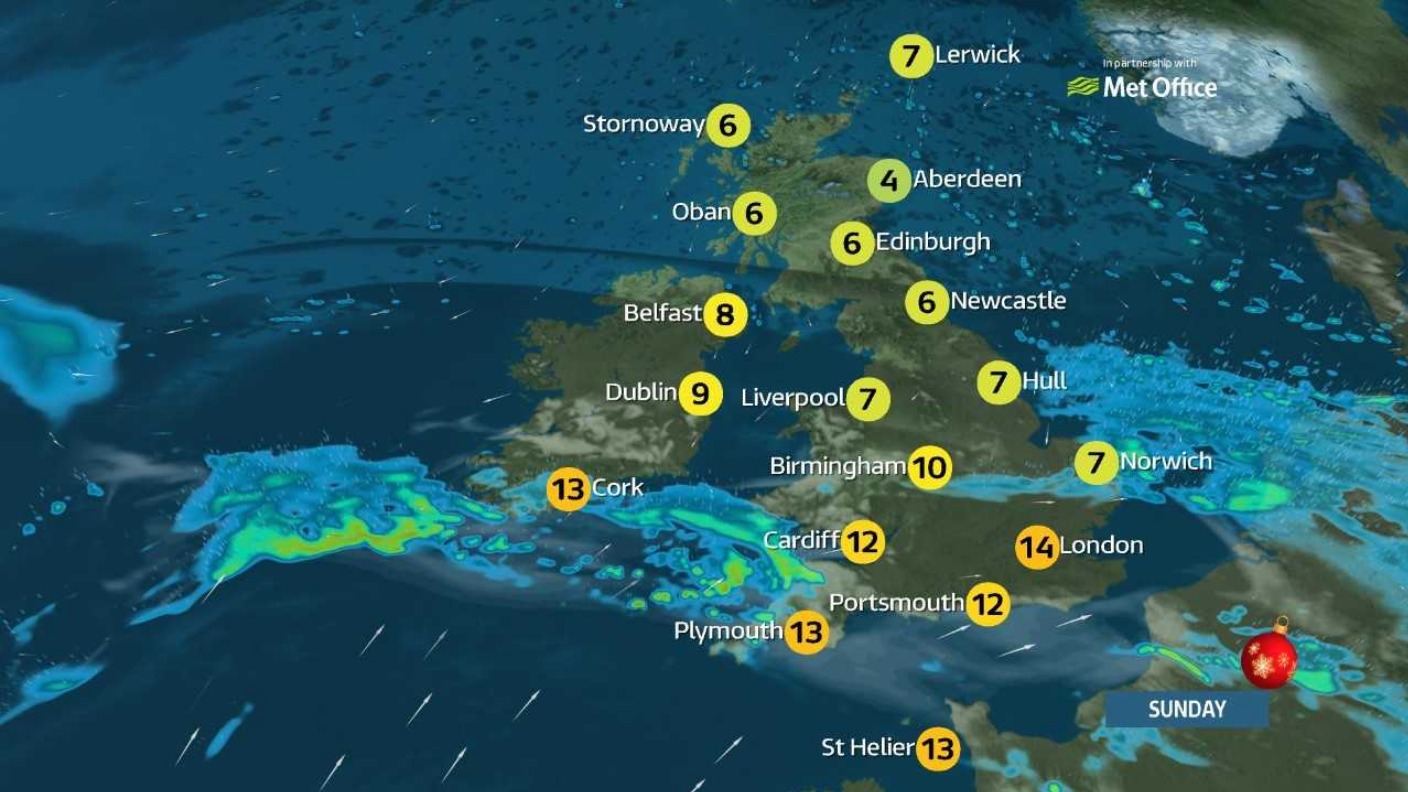 Rain Will Ease And Become Patchier Through The Afternoon Itv News