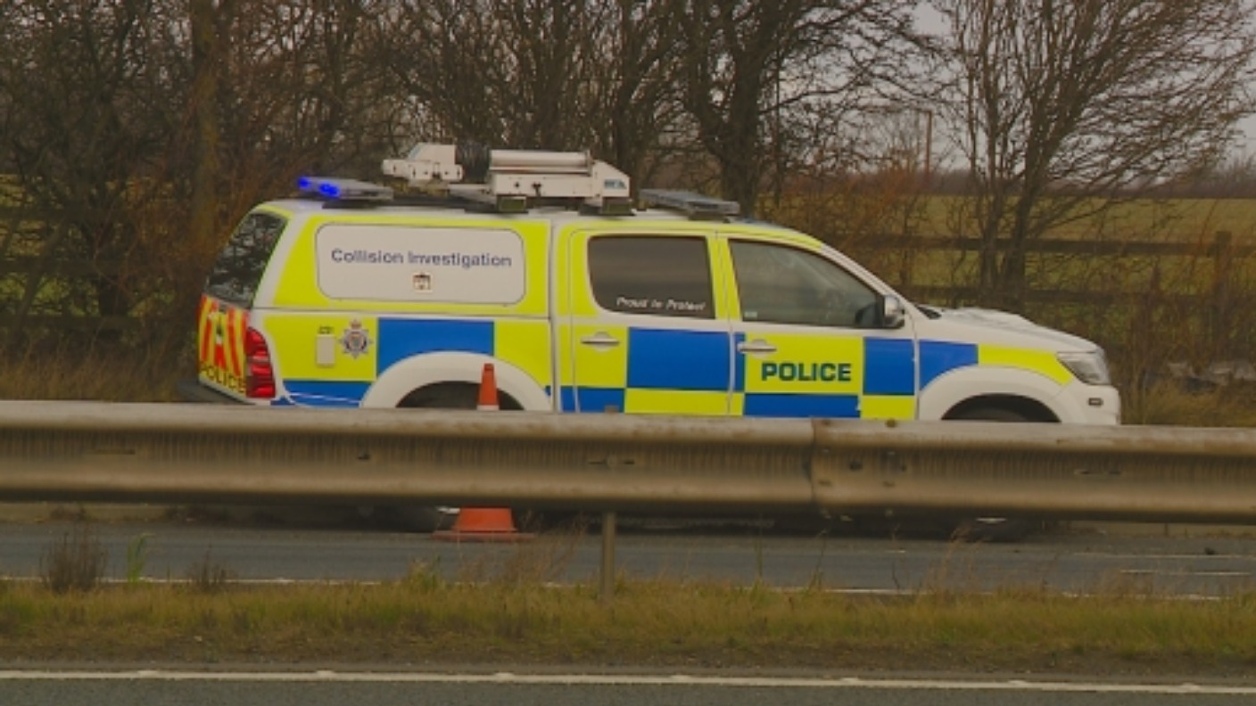 Pedestrian dies after a collision on the A19 in Northumberland ITV