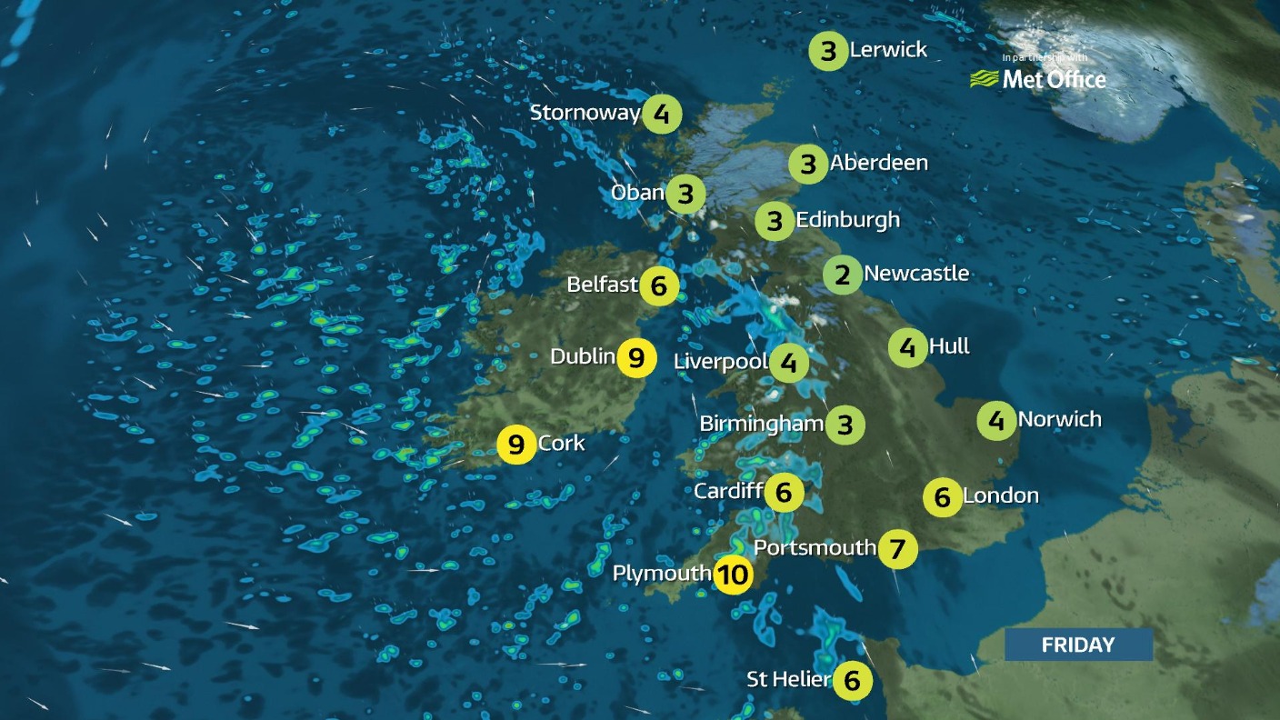 A cold day for much of the UK on Friday | ITV News