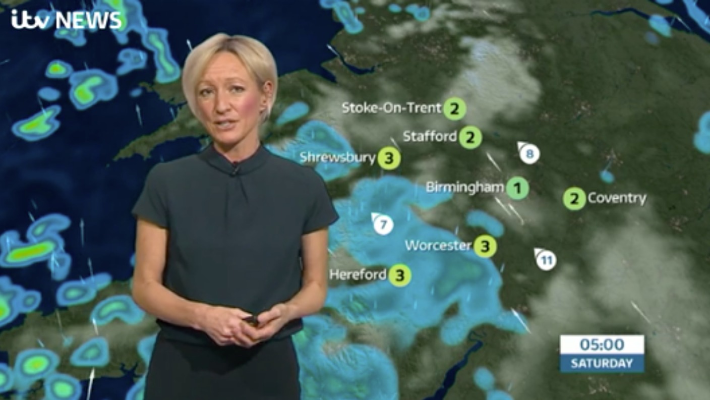 West Midlands Weather: Outbreaks of rain | ITV News Central