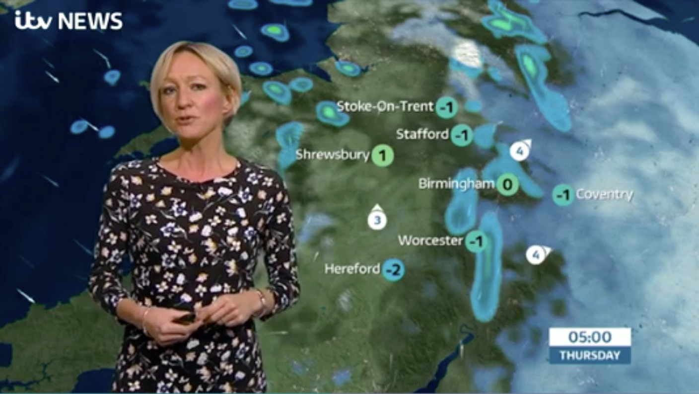 West Midlands Weather: Sleet, hill snow and ice tonight | ITV News Central