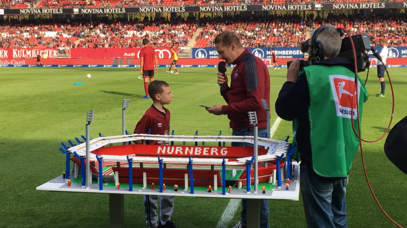 Sussex teenager, 13, builds replica German football stadiums out