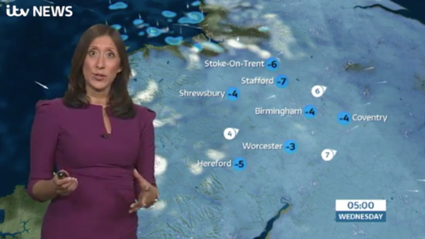 West Midlands Weather: A cold and icy night | ITV News Central