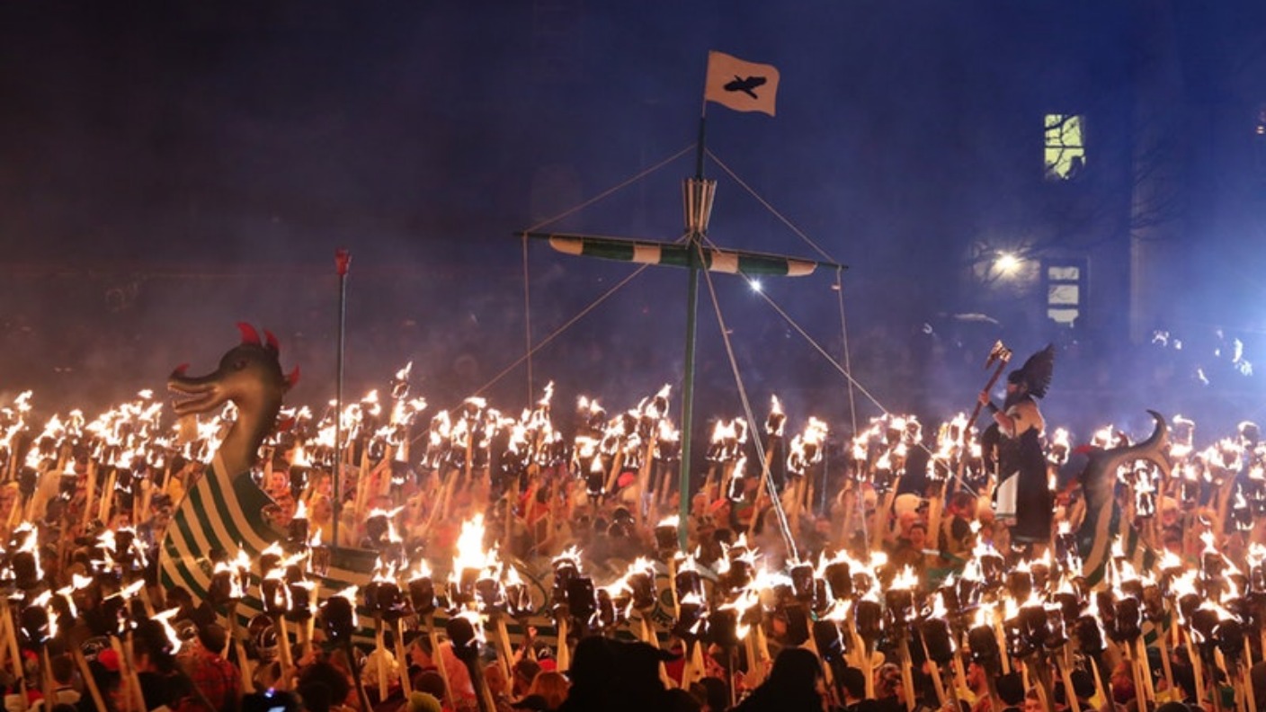 Up Helly Aa Viking fire festival lights up Shetland Isles | ITV News