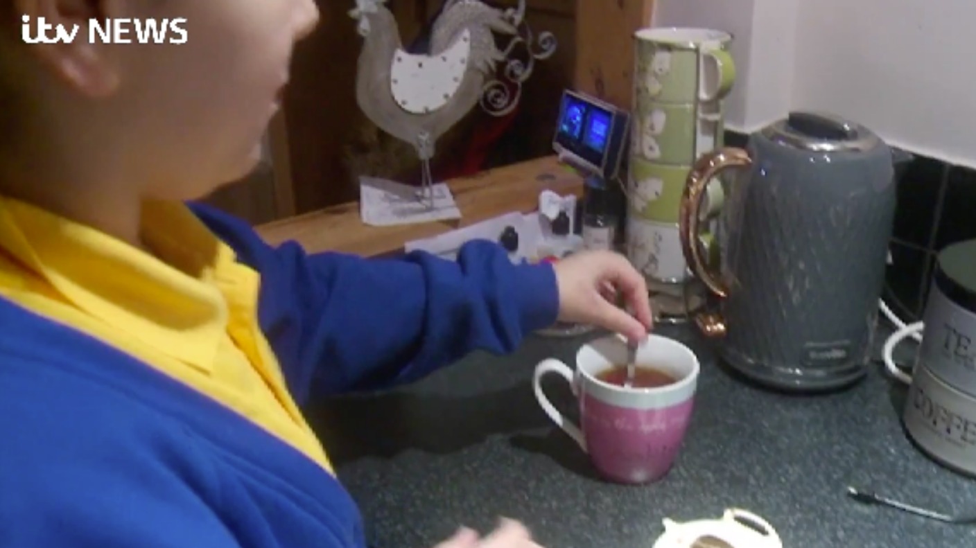 Amelia, 9, takes on carer's role for her mum | ITV News Calendar