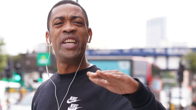 Rapper Wiley, real name Richard Kylea Cowie, arrives at Thames Magistrates' Court in London, c