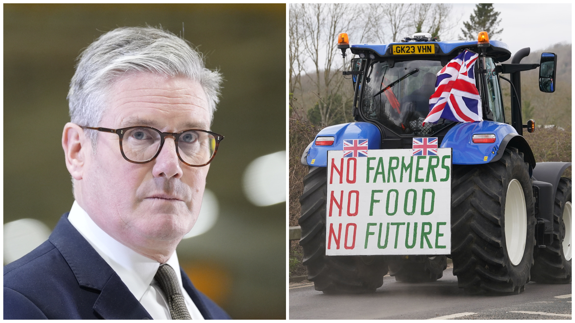 Farmers To Protest As Starmer To Defend Autumn Budget In First Welsh ...