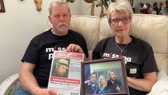 Rob and Julie Stammers still hold out hope that their son Anthony can be found.
Credit: ITV News Anglia