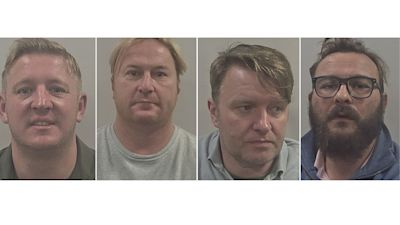 Left to right: Andrew Gordon, Robert Forrest, Dale Jackson & Lee McGregor