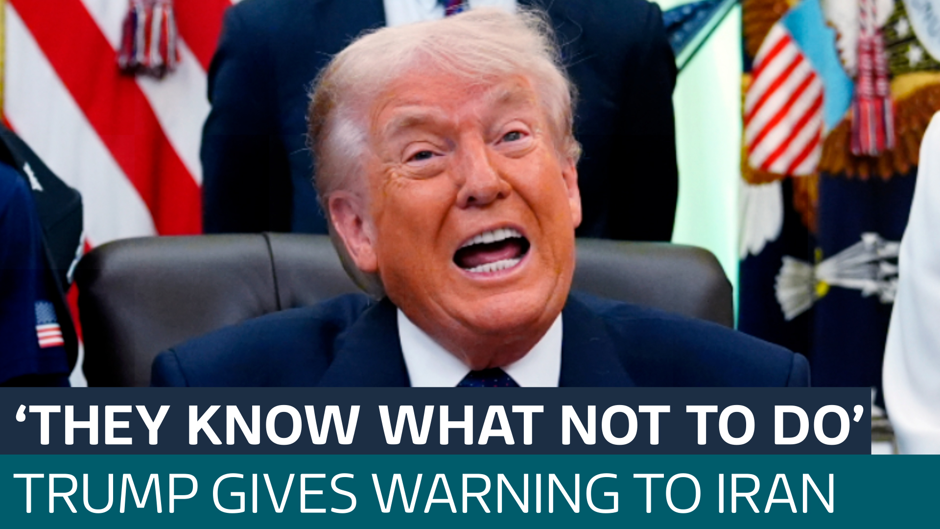Trump calls on Iran to 'wave white flag of surrender' in Strait of Hormuz - Latest From ITV News
