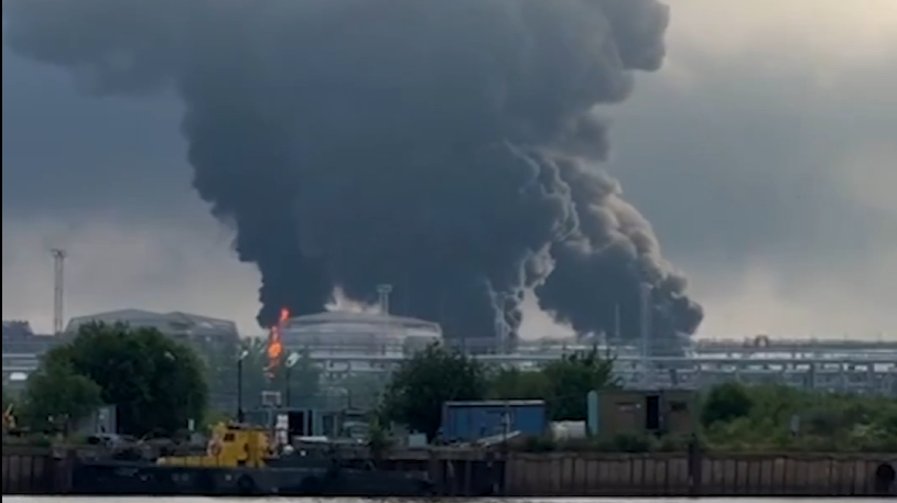 Ukraine hits key Russian oil terminal in St Petersburg