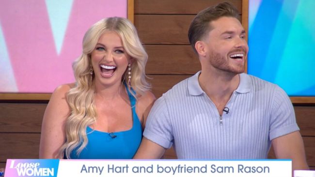 Amy Hart and boyfriend Sam Rason announce pregnancy on Loose Women
ITV/ Loose Women