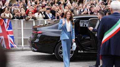 Kate’s solo journey to Italy marks her return to overseas travel after cancer