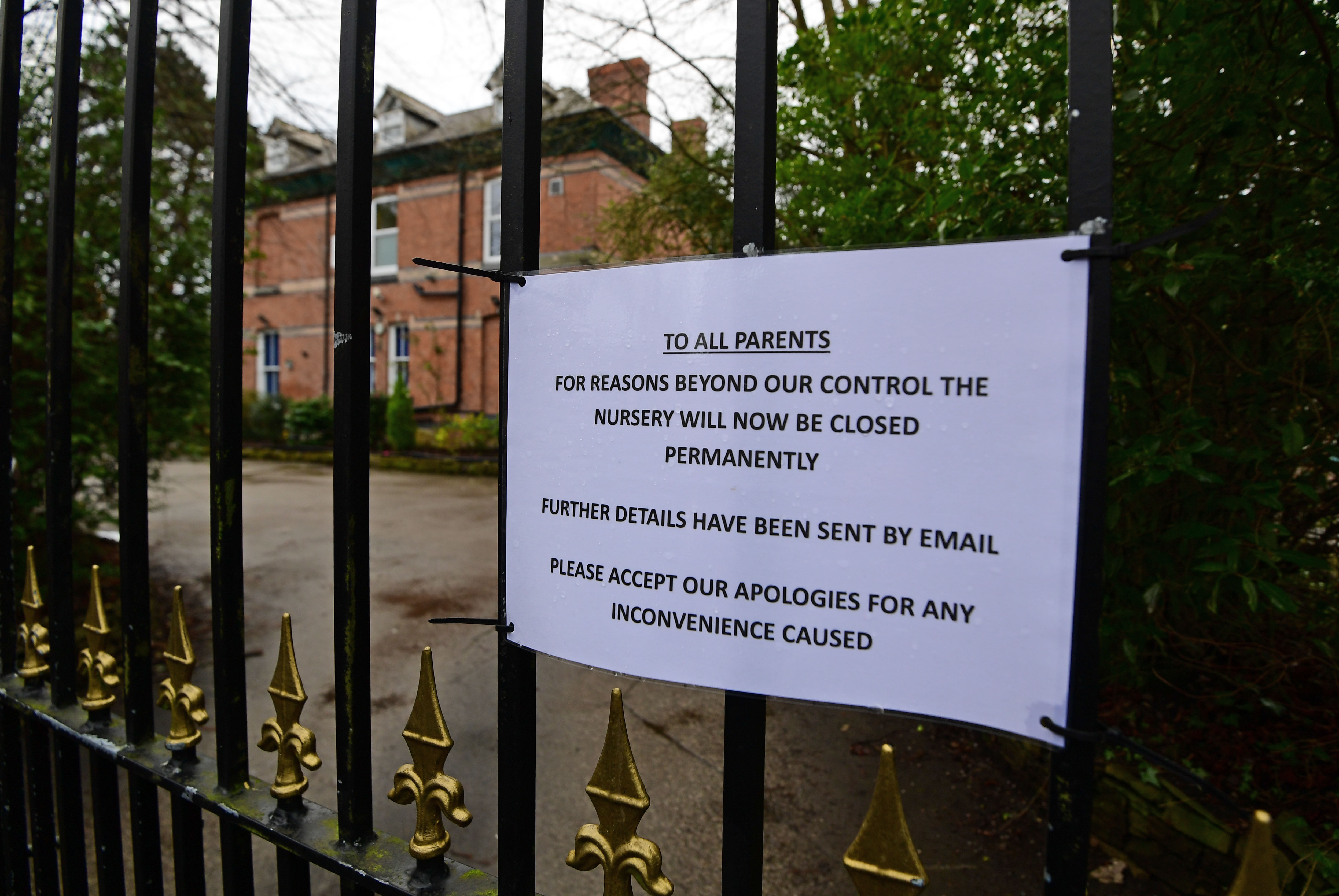 Families and staff in tears outside Huyton nursery after sudden