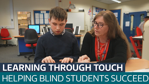 The innovative lessons helping visually impaired and blind students ...