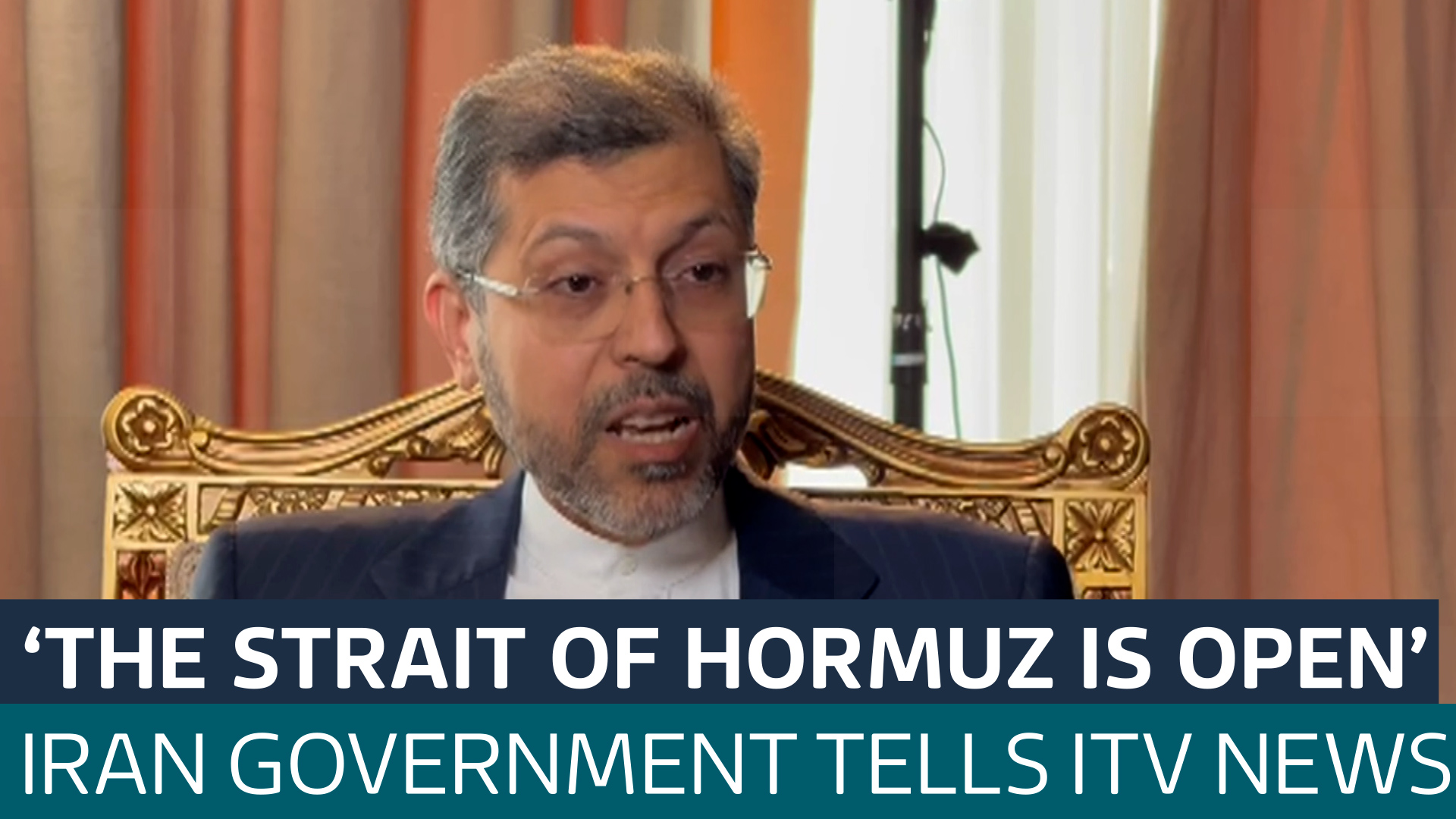 Full interview: Iran's Deputy Foreign Minister tells ITV News 'the Strait of Hormuz is open' - Latest From ITV News