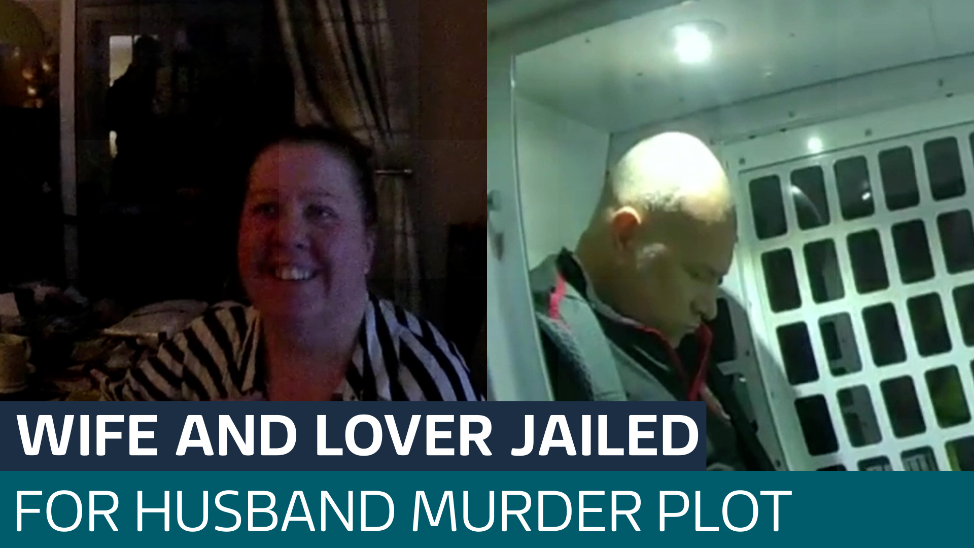 Wife and lover jailed for 19 years after plotting husband's caravan ...