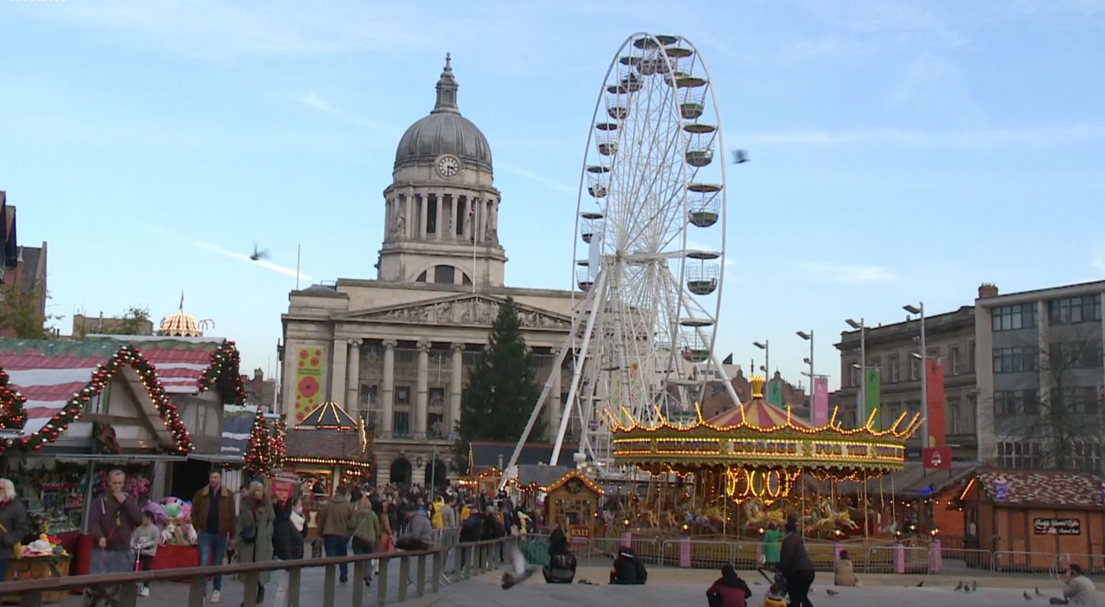Scaled back Nottingham Christmas Market opens for festive season after