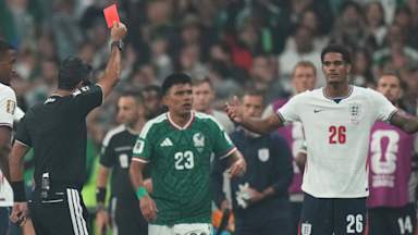 FA considering appeal over Jarell Quansah red card in England Mexico match
