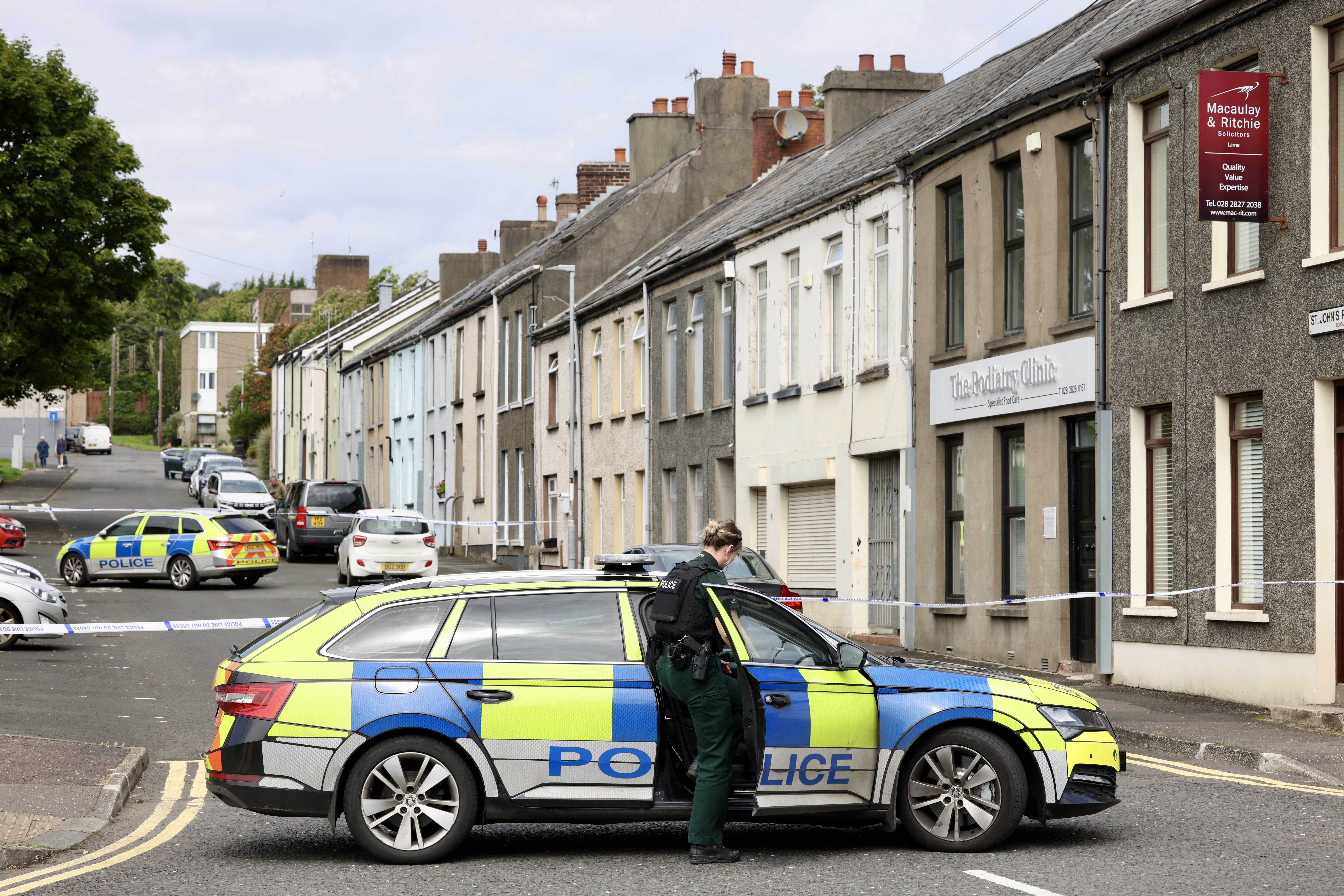 Five escape injury after getting trapped in a house following Co Antrim ...