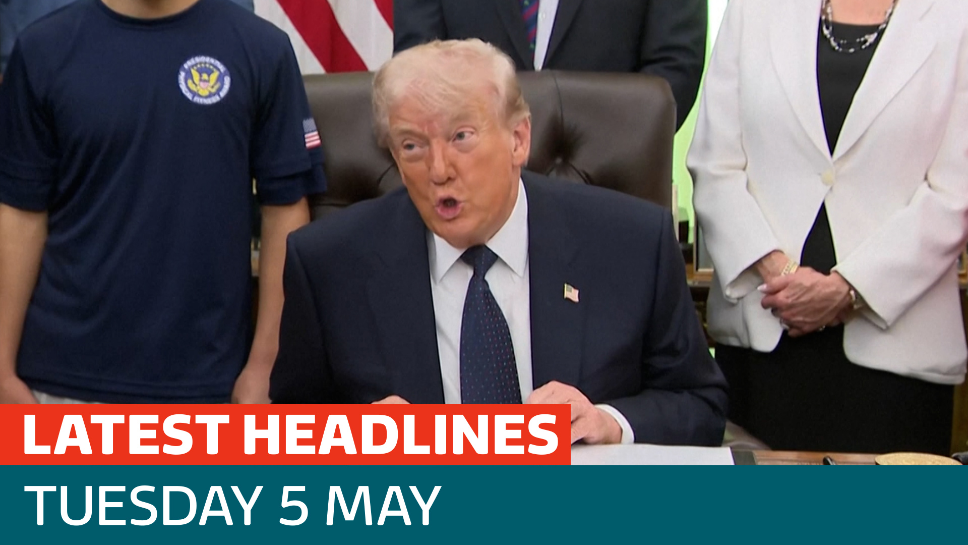 The latest headlines - as Trump urges Iran to 'surrender' in Strait of Hormuz - Latest From ITV News