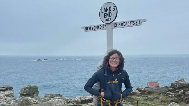 Bristol woman halfway into British coastline charity walk 'spurred on' by  support she's received