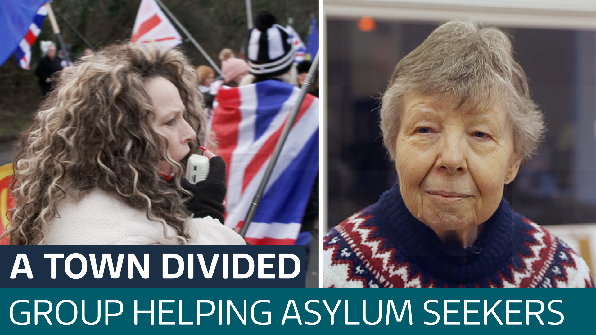 Inside the underground network helping asylum seekers in Crowborough - Latest From ITV News