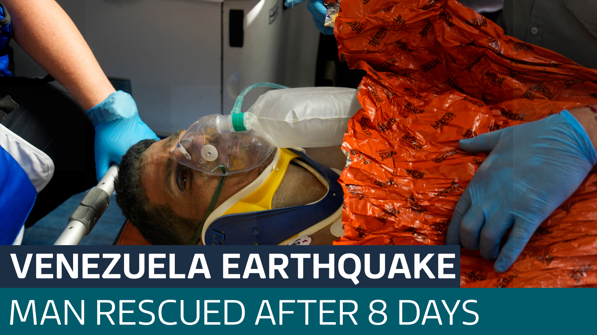 How rescuers in Venezuela rescued man trapped in rubble eight days after earthquake