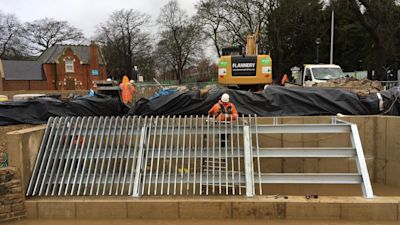 Work is underway on a multi-million pound flood defence scheme for Middlesbrough, which will protect 500 homes.