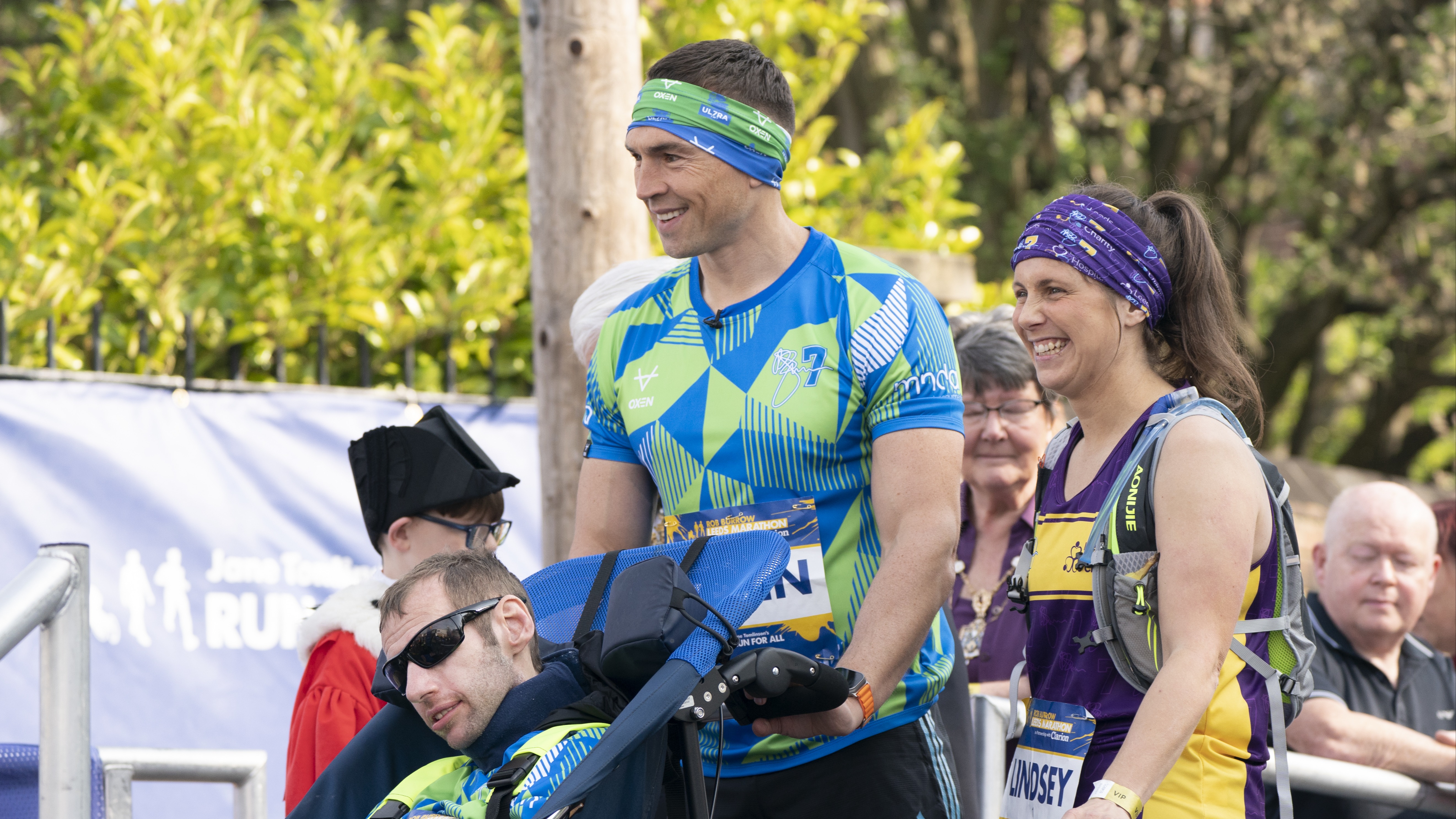 Lindsey Burrow's marathon fundraising in honour of husband Rob passes £