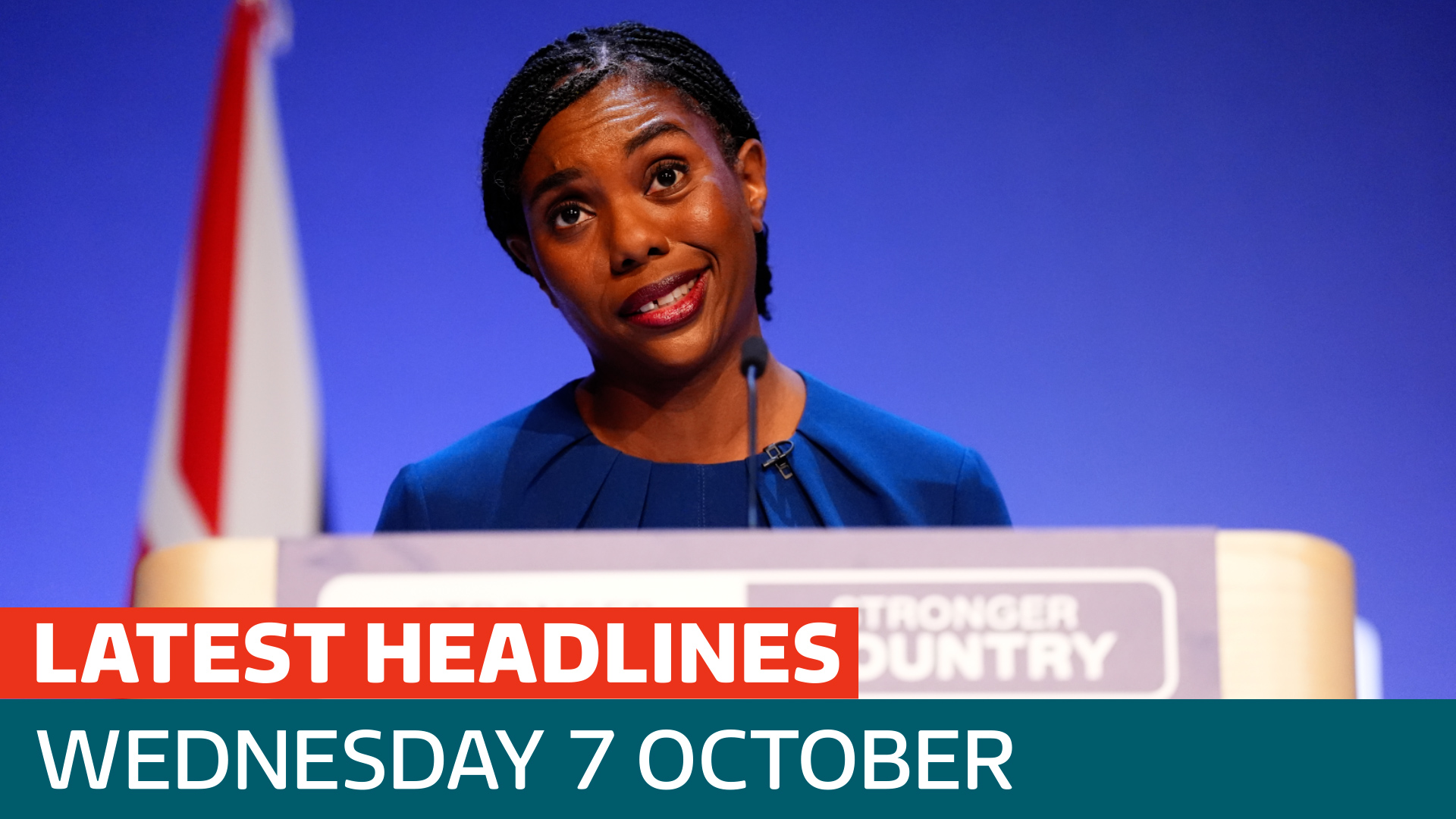 The latest headlines - as Kemi Badenoch vows to slash inheritance tax ...