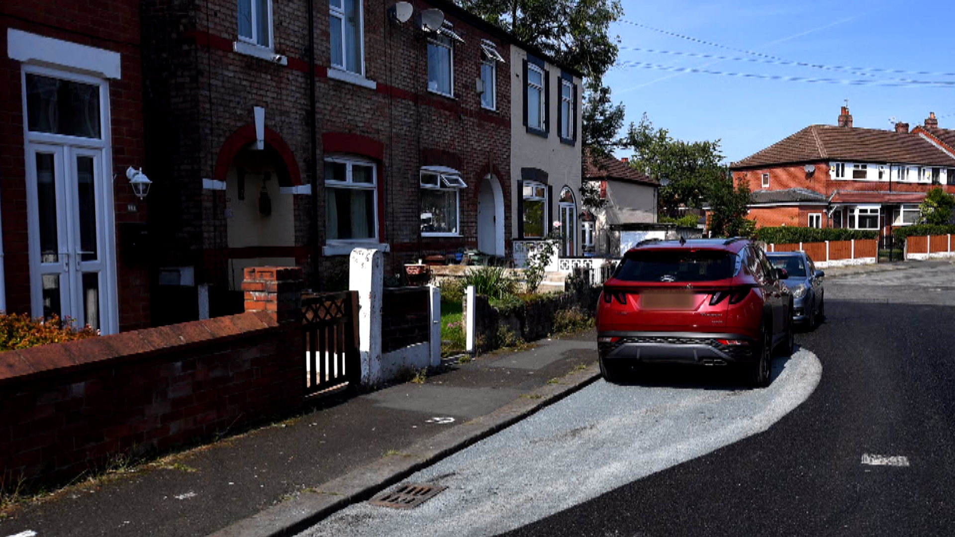 Prestwich residents confused as road resurfaced around parked cars