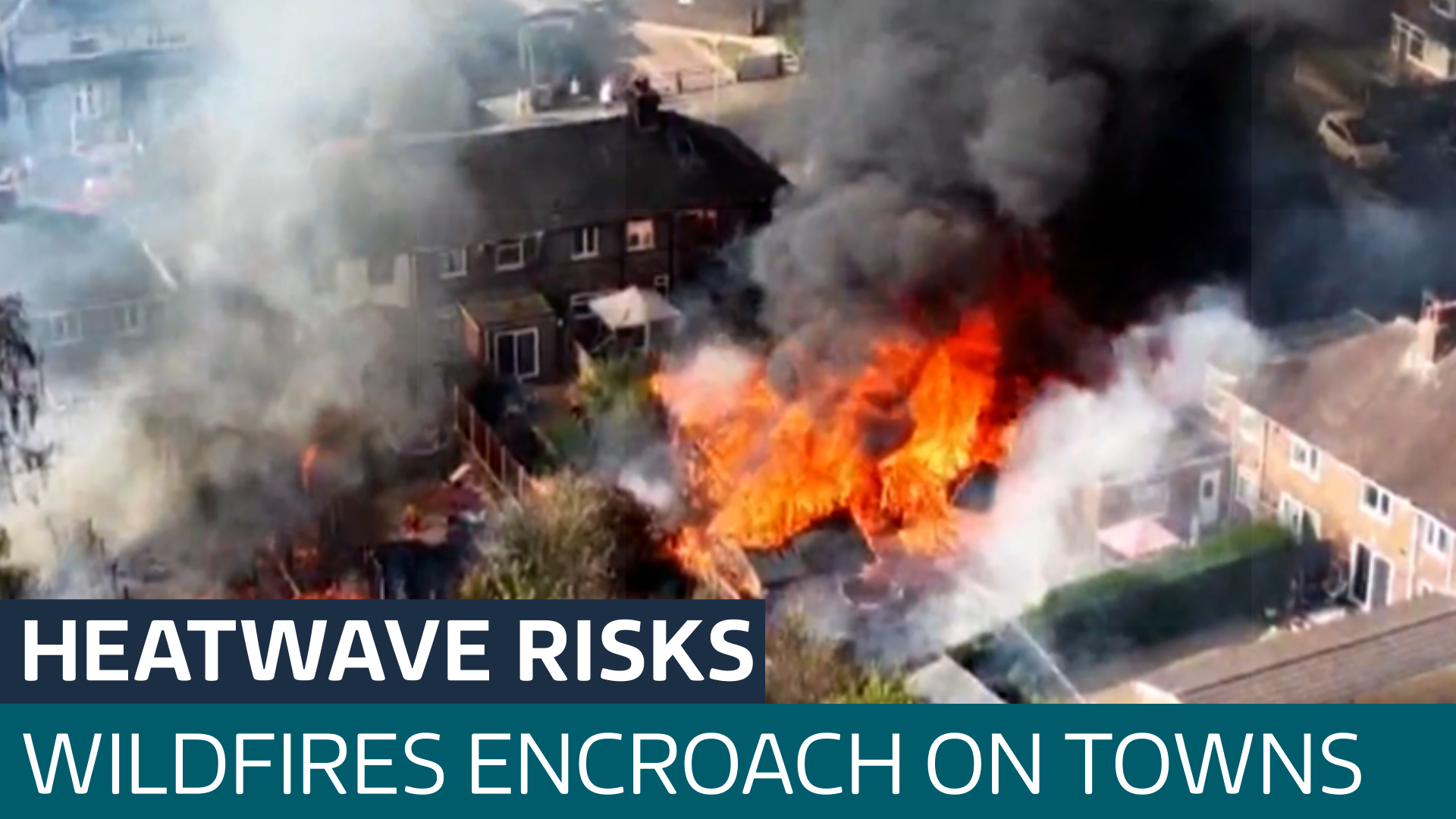 Evacuations in the West Midlands as wildfires engulf homes during latest heatwave