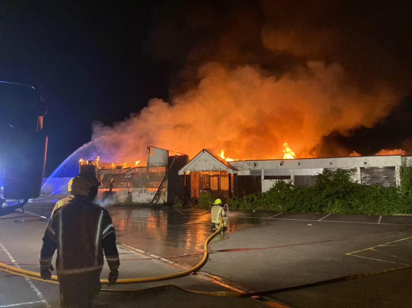 Probe launched after Newbury FC's clubhouse destroyed by fire | ITV ...