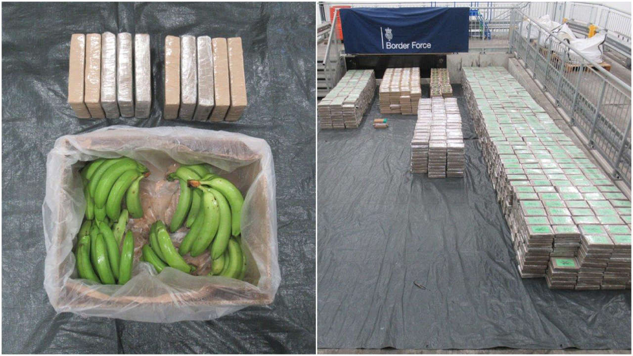 Largest ever class A drug haul worth £450m found in banana shipment
