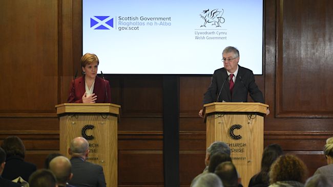 First Ministers Mark Drakeford and Nicola Sturgeon have apparently become more popular during the pandemic due to their devolved powers.