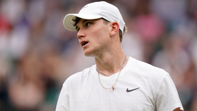 The British teenager lost to defending champion Djokovic in the first match of the 2021 tournament to be played on Centre Court.
