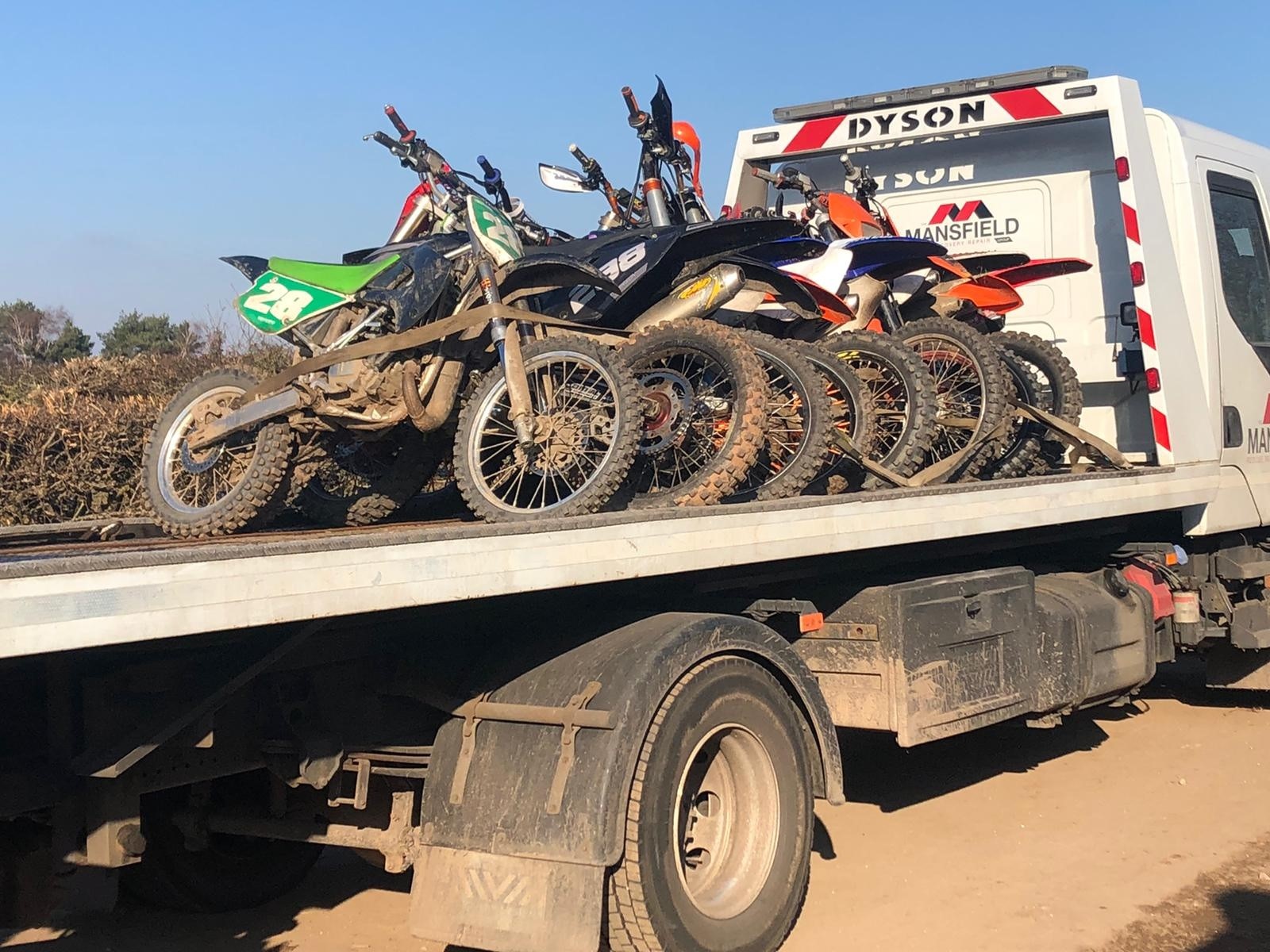 24 illegal off-road bikes seized in Doncaster after targeted police ...