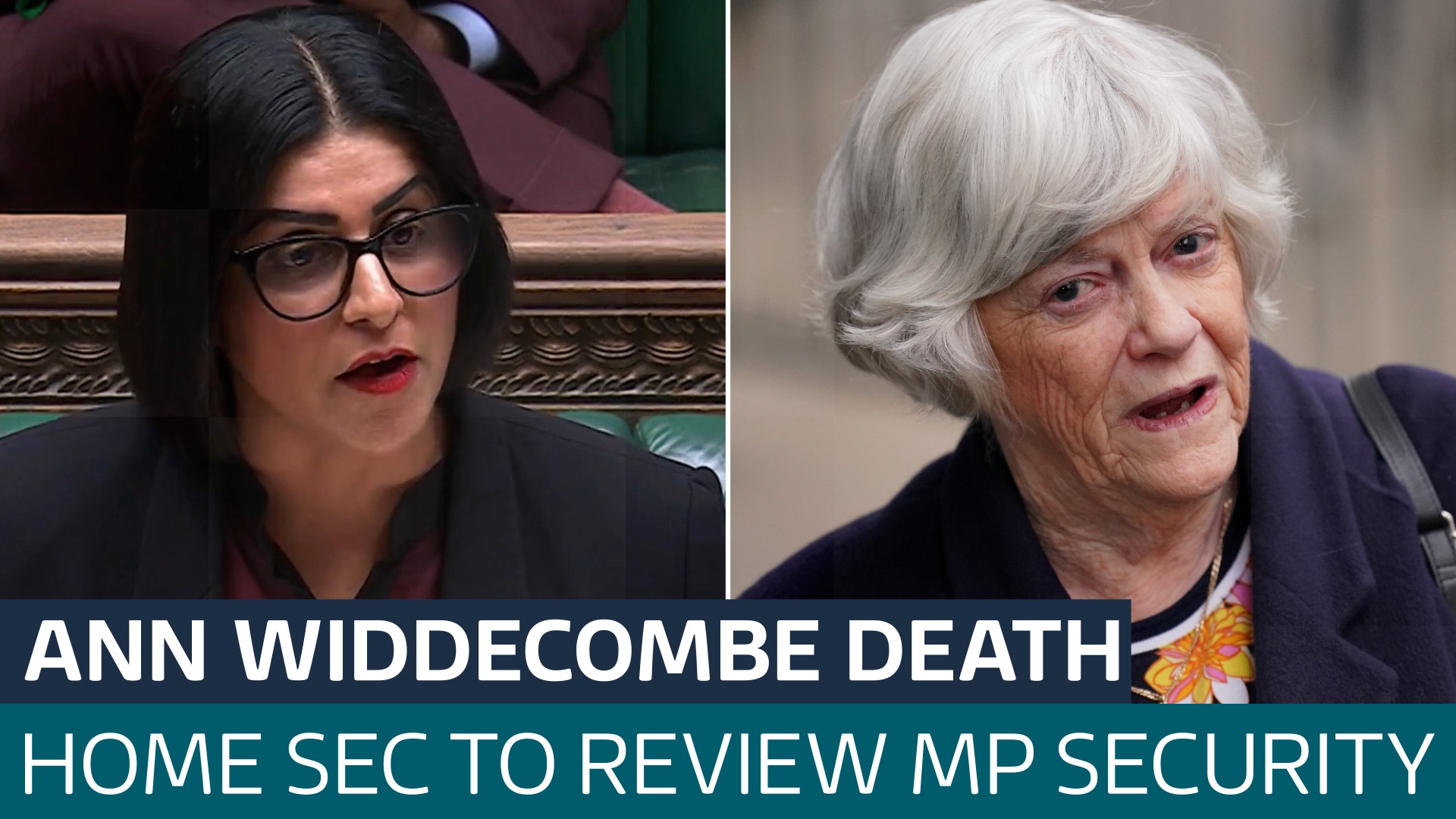 Home Secretary to review level of security arrangements for MPs following death of Ann Widdecombe