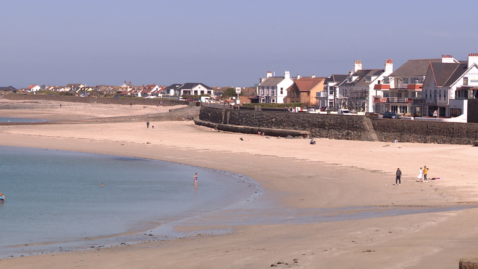 Warning over water quality in Cobo Bay | ITV News Channel