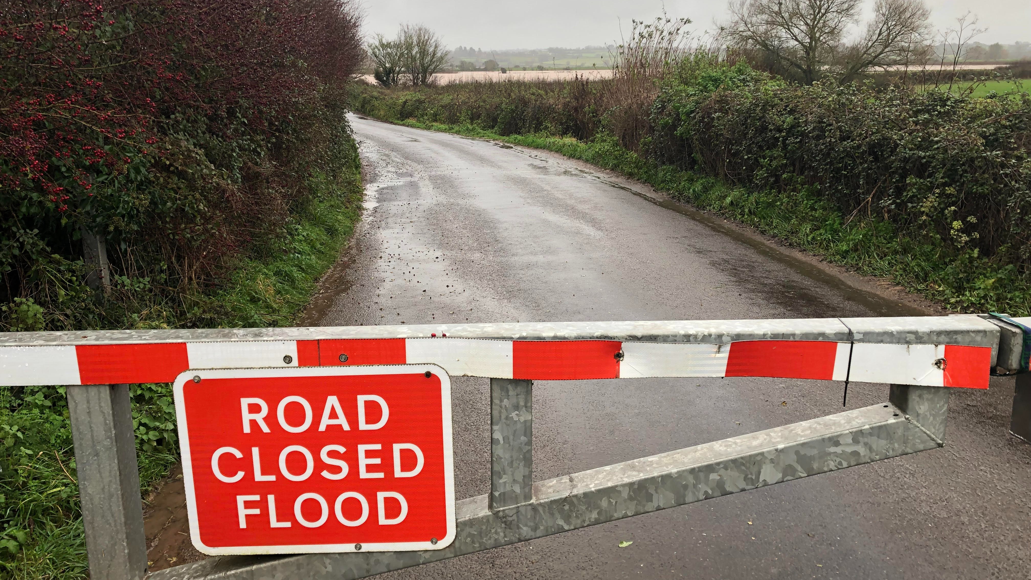 Somerset Devon and Cornwall road closures amid Met Office weather