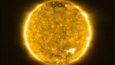 The picture is one of the closest images ever taken of the Sun