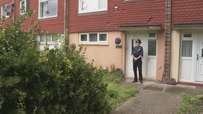 A woman, in her 40s, died in New Cheveley Road on Saturday night